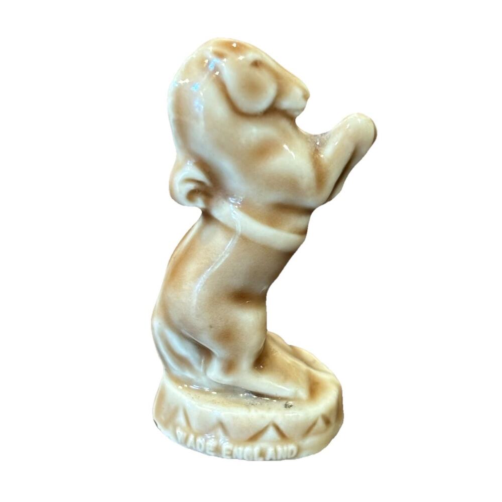 Wade Whimsies Red Rose Tea Brown Circus Horse Mini Ceramic Porcelain Figurine